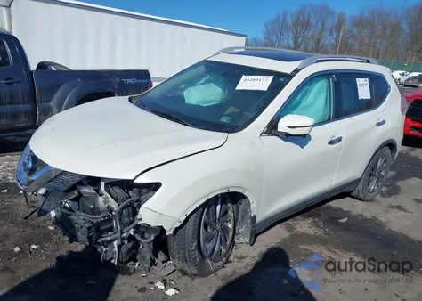 2016 Nissan Rogue Sl z USA, uszkodzony, nr VIN 5N1AT2MV5GC751984